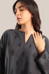 Loose fit patterned jacquard sweater